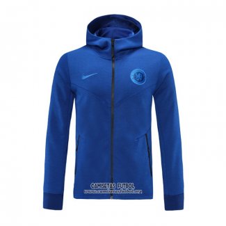 Chaqueta con Capucha del Chelsea 2020/2021 Azul