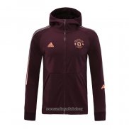 Chaqueta con Capucha del Manchester United 2020/2021 Rojo