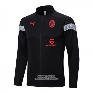 Chaqueta del AC Milan 2022/2023 Negro y Rojo