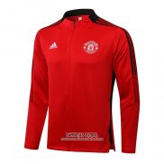 Chaqueta del Manchester United 2021/2022 Rojo y Negro