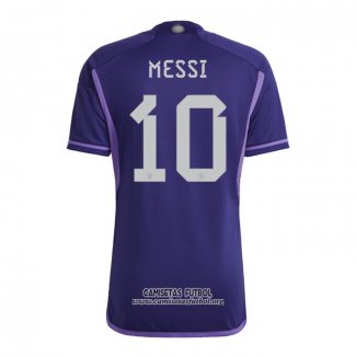 Camiseta Argentina Jugador Messi Segunda 2022