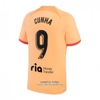 Camiseta Atletico Madrid Jugador Cunha Tercera 2022/2023