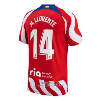 Camiseta Atletico Madrid Jugador M.Llorente Segunda 2022/2023