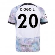 Camiseta Liverpool Jugador Diogo J. Segunda 2022/2023