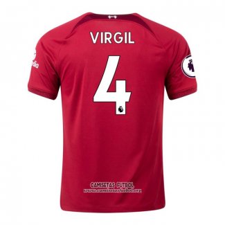 Camiseta Liverpool Jugador Virgil Primera 2022/2023