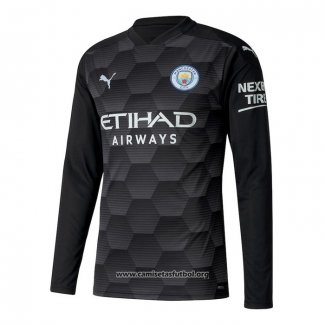 Camiseta Manchester City Portero Primera Manga Larga 2020/2021