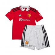 Camiseta Manchester United Primera Nino 2022/2023