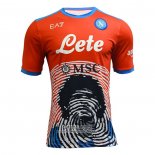 Tailandia Camiseta Napoli Maradona Special 2021/2022 Rojo