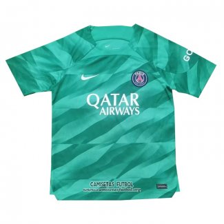 Camiseta Paris Saint-Germain Portero 2023/2024 Verde