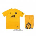 Camiseta Paris Saint-Germain Portero Nino 2021/2022 Amarillo