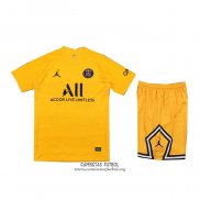 Camiseta Paris Saint-Germain Portero Nino 2021/2022 Amarillo