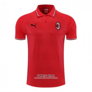 Camiseta Polo del AC Milan 2022/2023 Rojo