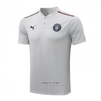 Camiseta Polo del Manchester City 2021/2022 Gris