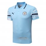 Camiseta Polo del Manchester City 2022/2023 Azul