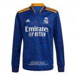 Camiseta Real Madrid Segunda Manga Larga 2021/2022