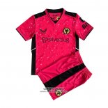 Camiseta Wolves Portero Nino 2021/2022 Rosa