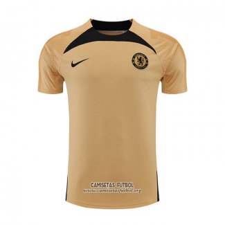Camiseta de Entrenamiento Chelsea 2022/2023 Oro