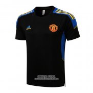 Camiseta de Entrenamiento Manchester United 2021/2022 Negro