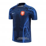 Camiseta de Entrenamiento Paises Bajos 2022/2023 Azul