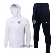 Chandal con Capucha del Manchester City 2021/2022 Blanco