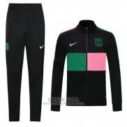 Chandal de Chaqueta del Barcelona 2020/2021 Rosa y Verde