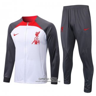 Chandal de Chaqueta del Liverpool 2022/2023 Blanco