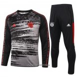 Chandal de Sudadera del Bayern Munich 2020/2021 Negro y Gris