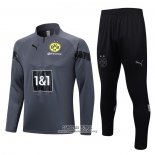 Chandal de Sudadera del Borussia Dortmund 2022/2023 Gris