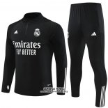 Chandal de Sudadera del Real Madrid 2023/2024 Negro