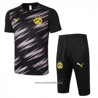 Chandal del Borussia Dortmund Manga Corta 2020/2021 Negro