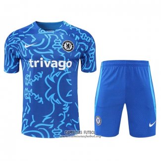 Chandal del Chelsea Manga Corta 2022/2023 Azul - Pantalon Corto