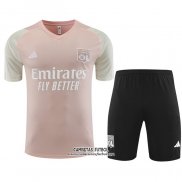 Chandal del Lyon Manga Corta 2023/2024 Rosa - Pantalon Corto