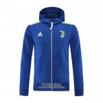 Chaqueta con Capucha del Juventus 2021/2022 Azul