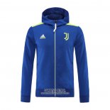 Chaqueta con Capucha del Juventus 2021/2022 Azul