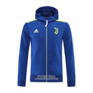 Chaqueta con Capucha del Juventus 2021/2022 Azul