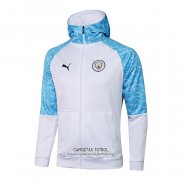 Chaqueta con Capucha del Manchester City 2021 Blanco