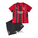 Camiseta AC Milan Primera Nino 2021/2022