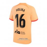 Camiseta Atletico Madrid Jugador Molina Tercera 2022/2023