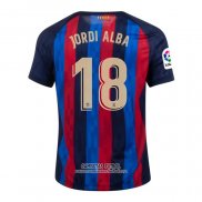 Camiseta Barcelona Jugador Jordi Alba Primera 2022/2023