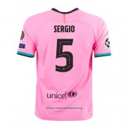 Camiseta Barcelona Jugador Sergio Tercera 2020/2021