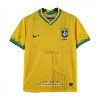 Tailandia Camiseta Brasil Classic 2022 Amarillo