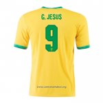 Camiseta Brasil Jugador G.Jesus Primera 2020/2021
