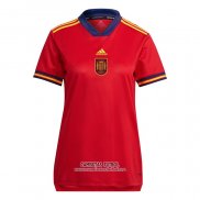 Camiseta Espana Primera Mujer Euro 2022