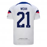 Camiseta Estados Unidos Jugador Weah Primera 2022