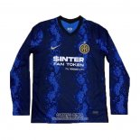 Camiseta Inter Milan Primera Manga Larga 2021/2022