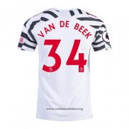 Camiseta Manchester United Jugador Van De Beek Tercera 2020/2021