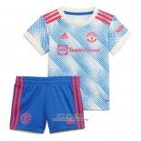 Camiseta Manchester United Segunda Nino 2021/2022