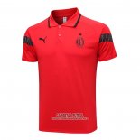 Camiseta Polo del AC Milan 2023/2024 Rojo