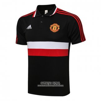 Camiseta Polo del Manchester United 2021/2022 Negro