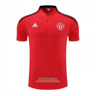 Camiseta Polo del Manchester United 2022/2023 Rojo